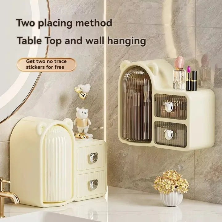 Premium Quality Rotating Desktop Cosmetics Storage Box - Buy Online in Pakistan at Cosmia.pk