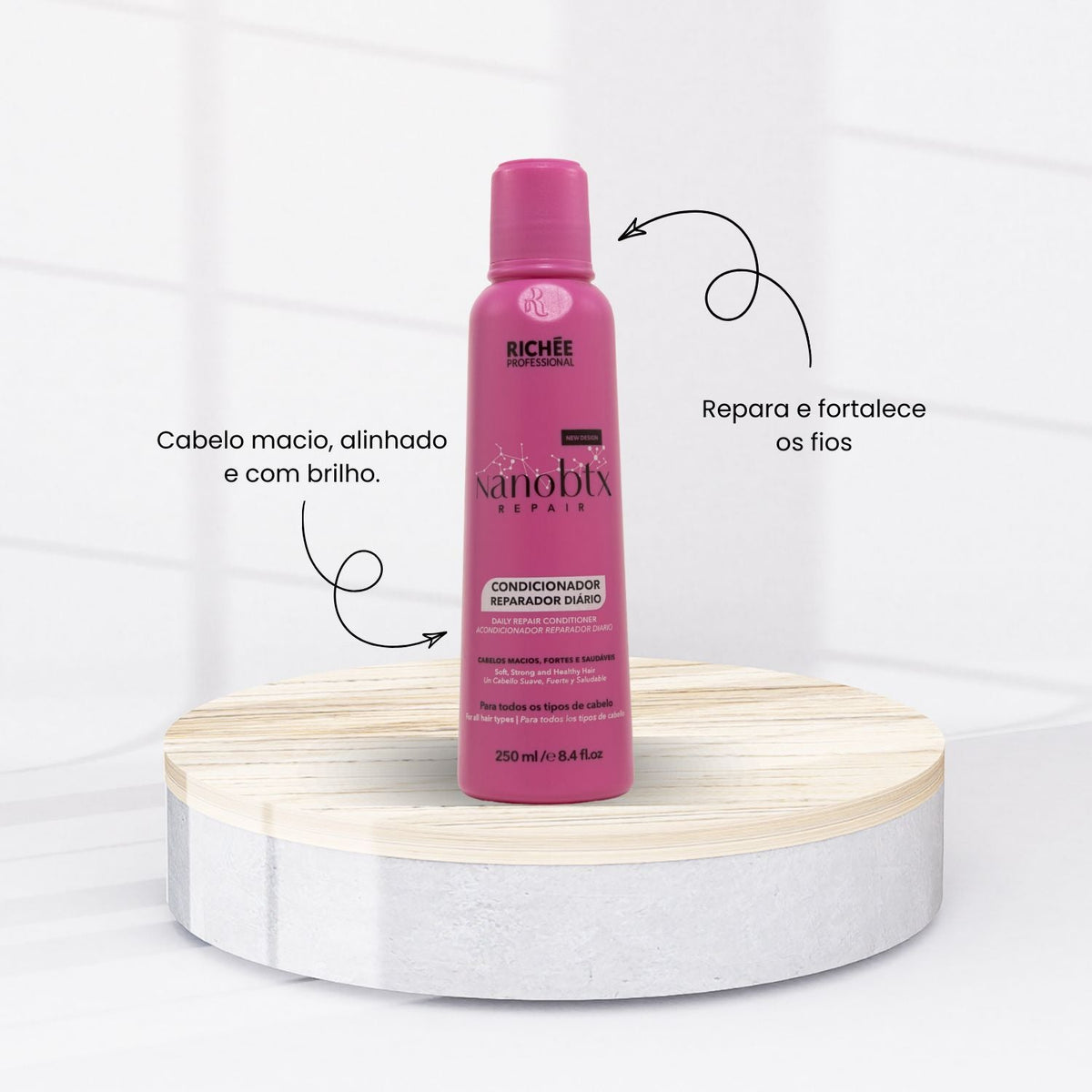 Richee Nanobtx Repair daily repair conditioner on pedestal