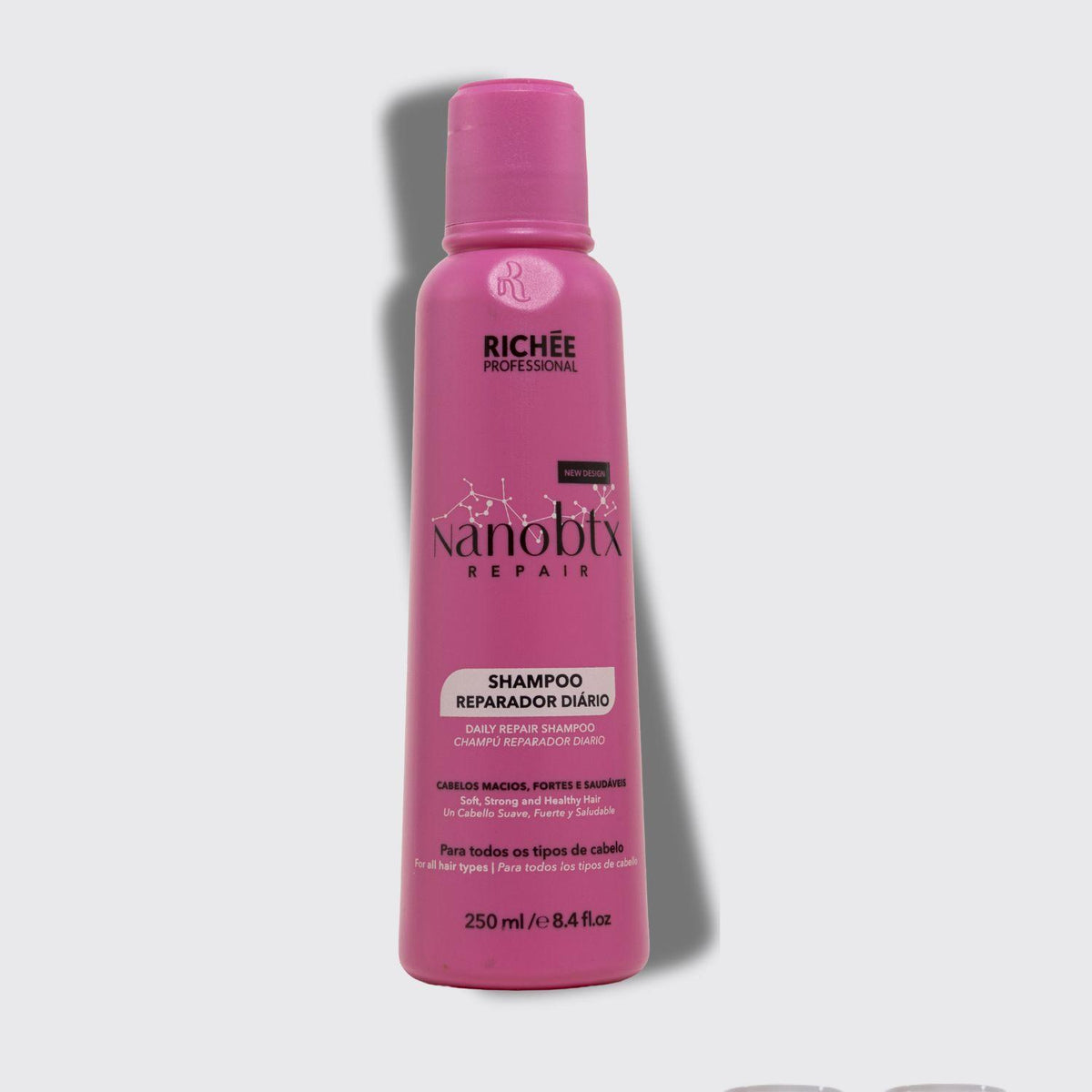 Richee Professional Nanobtx Repair Shampoo 250ml pink bottle front