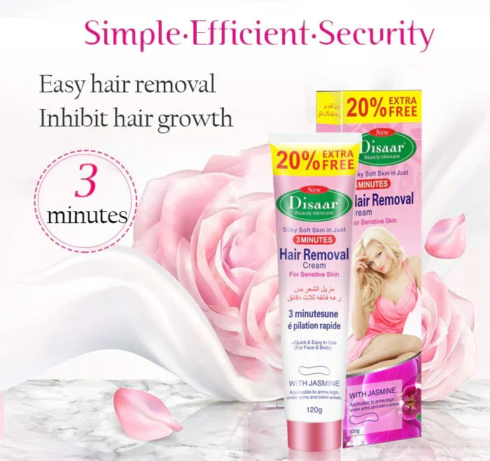 Disaar Depilatory Body Painless Effective Hair Removal Cream - 120g - Buy Online in Pakistan at Cosmia.pk