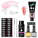 Nail Art UV Quick Extension Poly Gel Nail Kit - Buy Online in Pakistan at Cosmia.pk