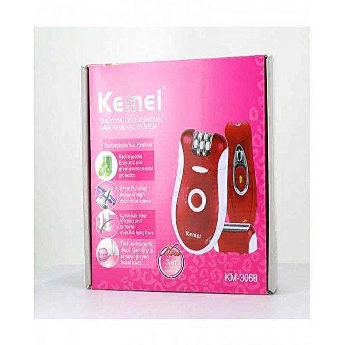 Kemei 3 in 1 Epilator - Buy Online in Pakistan at Cosmia.pk
