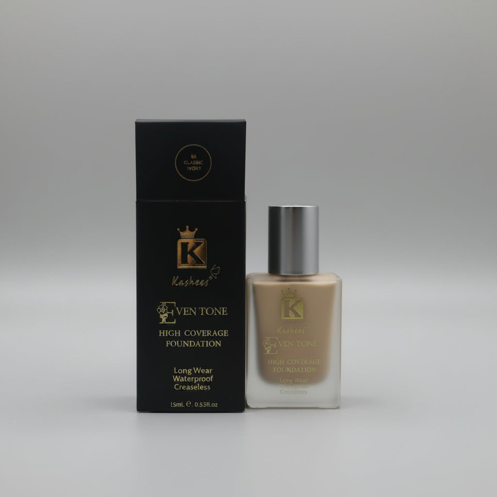 Kashees High Coverage Foundation Long Wear Waterproof - 15ml - Buy Online in Pakistan at Cosmia.pk