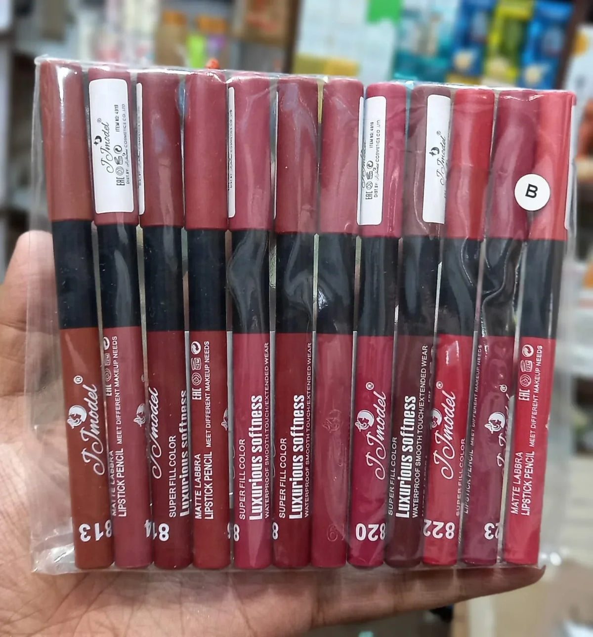 12 Pcs JJ Model Matte Jumbo Pencil - Buy Online in Pakistan at Cosmia.pk