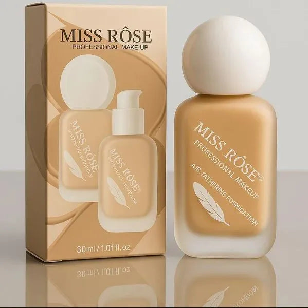 Miss Rose makeup Air Feathering Foundation - 30ml - Buy Online in Pakistan at Cosmia.pk