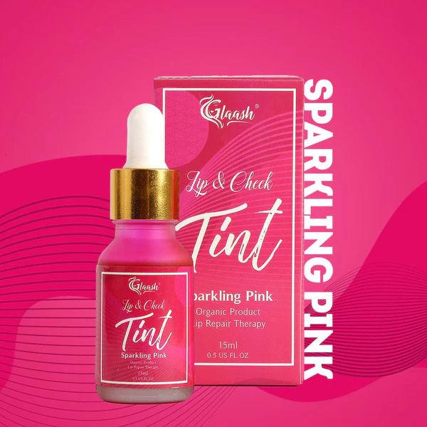 Glaash Lip Cheek Tint Water Based Sparkling Pink - 15ml - Buy Online in Pakistan at Cosmia.pk
