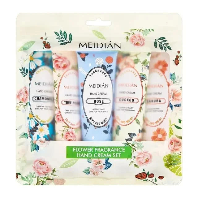 Meidian Flower Fragrance Hand Cream Set (Pack of 5) - Buy Online in Pakistan at Cosmia.pk