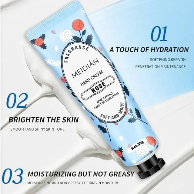 Meidian Flower Fragrance Hand Cream Set (Pack of 5) - Buy Online in Pakistan at Cosmia.pk