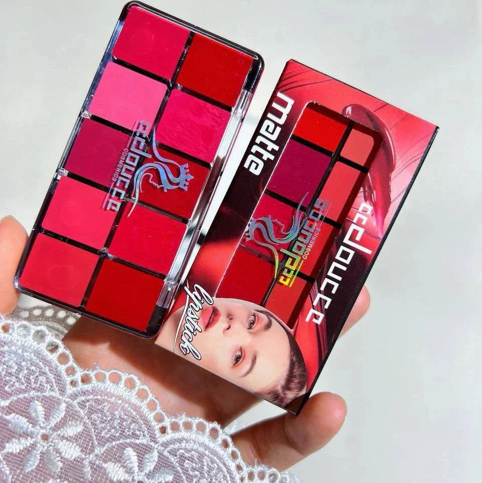 Cecloucce 10 Color Matte Lipstick Palettes - Buy Online in Pakistan at Cosmia.pk