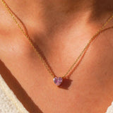 Stainless Steel Pink Heart Chain - Buy Online in Pakistan at Cosmia.pk