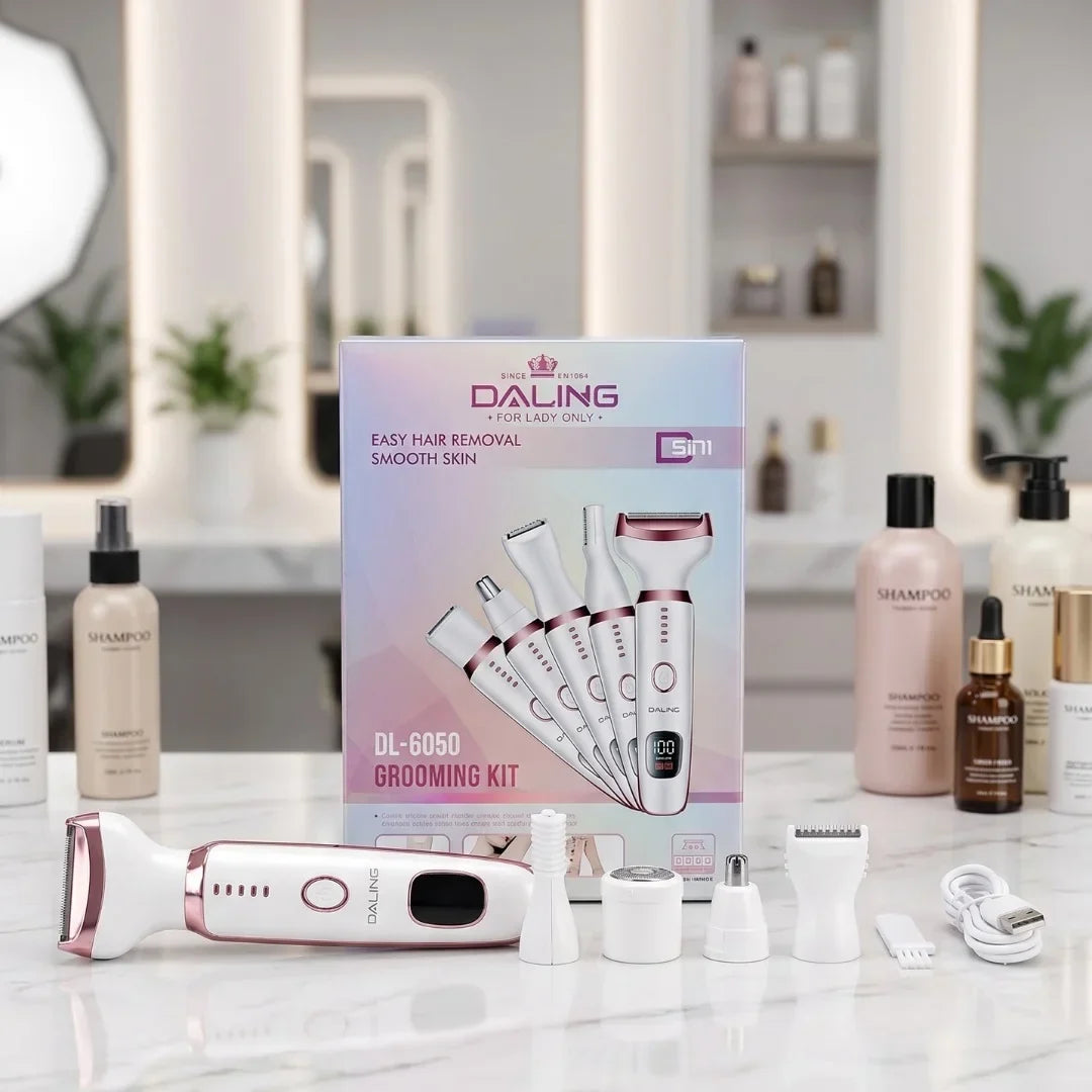 Daling 5 In 1 Women's Grooming Kit DL-6050 - Buy Online in Pakistan at Cosmia.pk