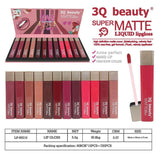 3Q Beauty Matte Lipgloss Set of 12 Shades - Buy Online in Pakistan at Cosmia.pk