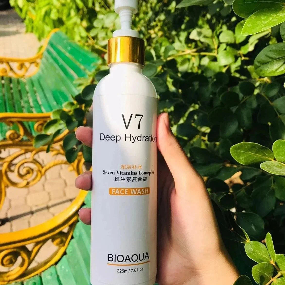 Bioaqua V7 Deep Hydration Face Wash - 225ml - Buy Online in Pakistan at Cosmia.pk