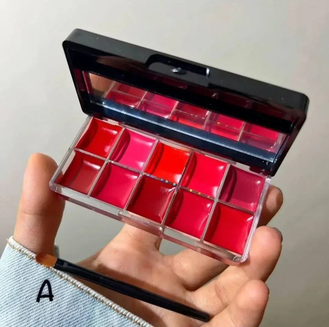 Cecloucce 10 Color Matte Lipstick Palettes - Buy Online in Pakistan at Cosmia.pk