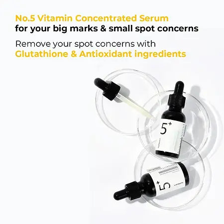 Numbuzin - No.5 Vitamin Concentrated Serum 30ml - Buy Online in Pakistan at Cosmia.pk