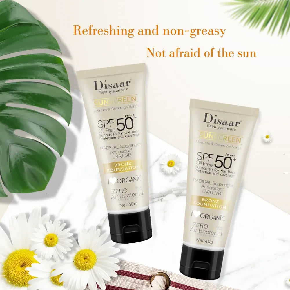 Disaar Sunscreen Bronz Foundation SPF 50 Oil-Free – 40g - Buy Online in Pakistan at Cosmia.pk