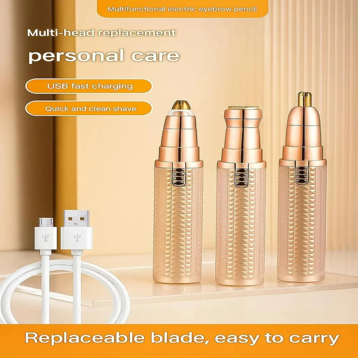 3‑in‑1 Flawzbss Hair Removal & Eyebrow Trimmer - Buy Online in Pakistan at Cosmia.pk