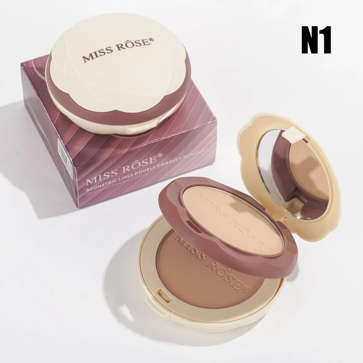 Miss Rose Oil Control Flawless Setting Compact Powder - Buy Online in Pakistan at Cosmia.pk