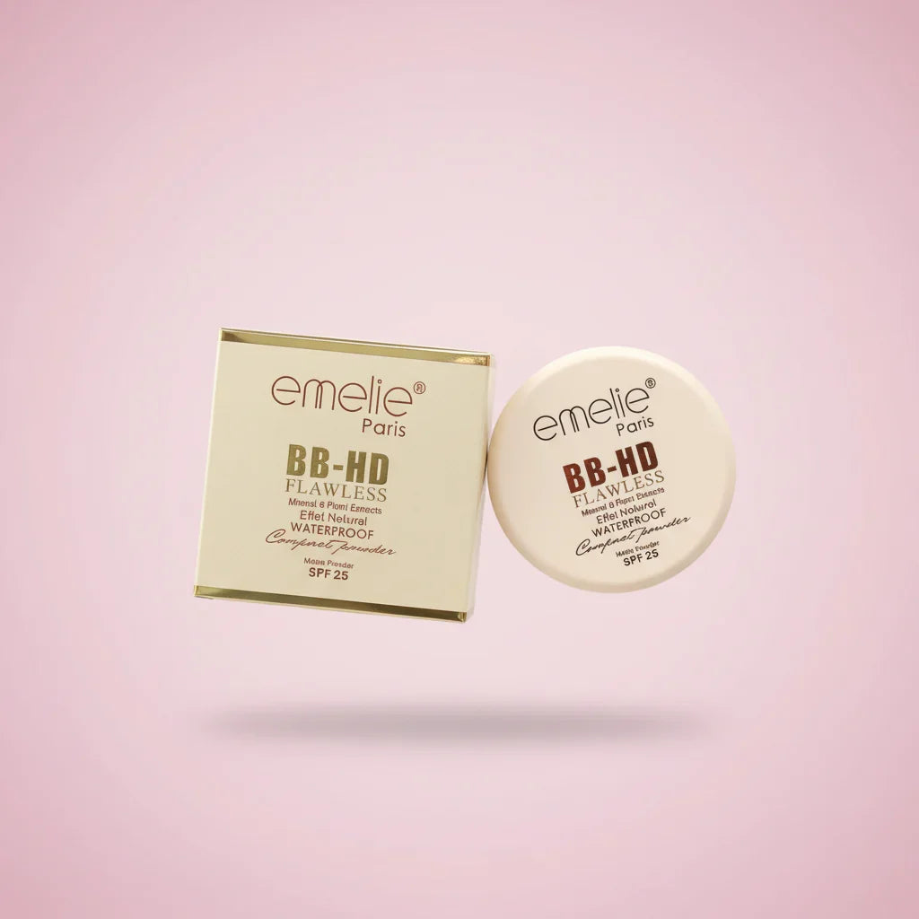 Emelie 2in1 BB HD Flawless Compact Powder - Buy Online in Pakistan at Cosmia.pk
