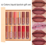 2 In 1 Nude Deal 12 Pcs Matte Lipgloss Set + Nude Palette 18 Colors - Buy Online in Pakistan at Cosmia.pk