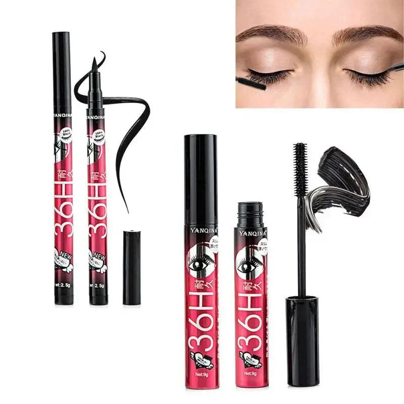 36H Longlasting Curl Waterproof Mascara With Sketch Eyeliner - Buy Online in Pakistan at Cosmia.pk