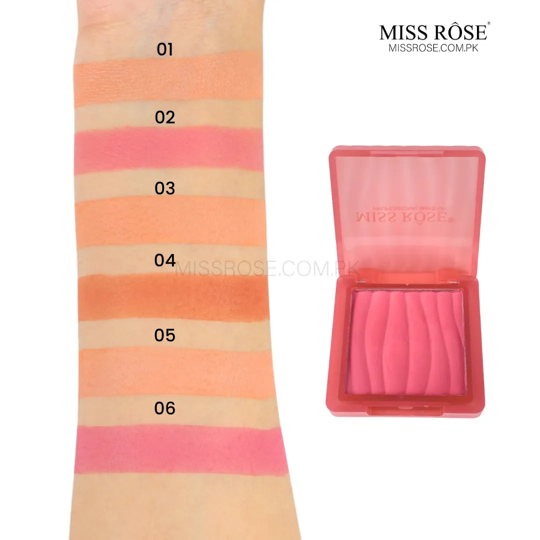 Miss Rose Girly Pink Ocean Beachy Blusher - Buy Online in Pakistan at Cosmia.pk