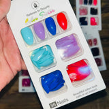 Color Sister Salon Look Artifical Nails With Free Stickers (96Pcs 4 - Buy Online in Pakistan at Cosmia.pk