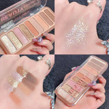 Miss Lara 9-color Blush Highlighter Eyeshadow Palette - Buy Online in Pakistan at Cosmia.pk