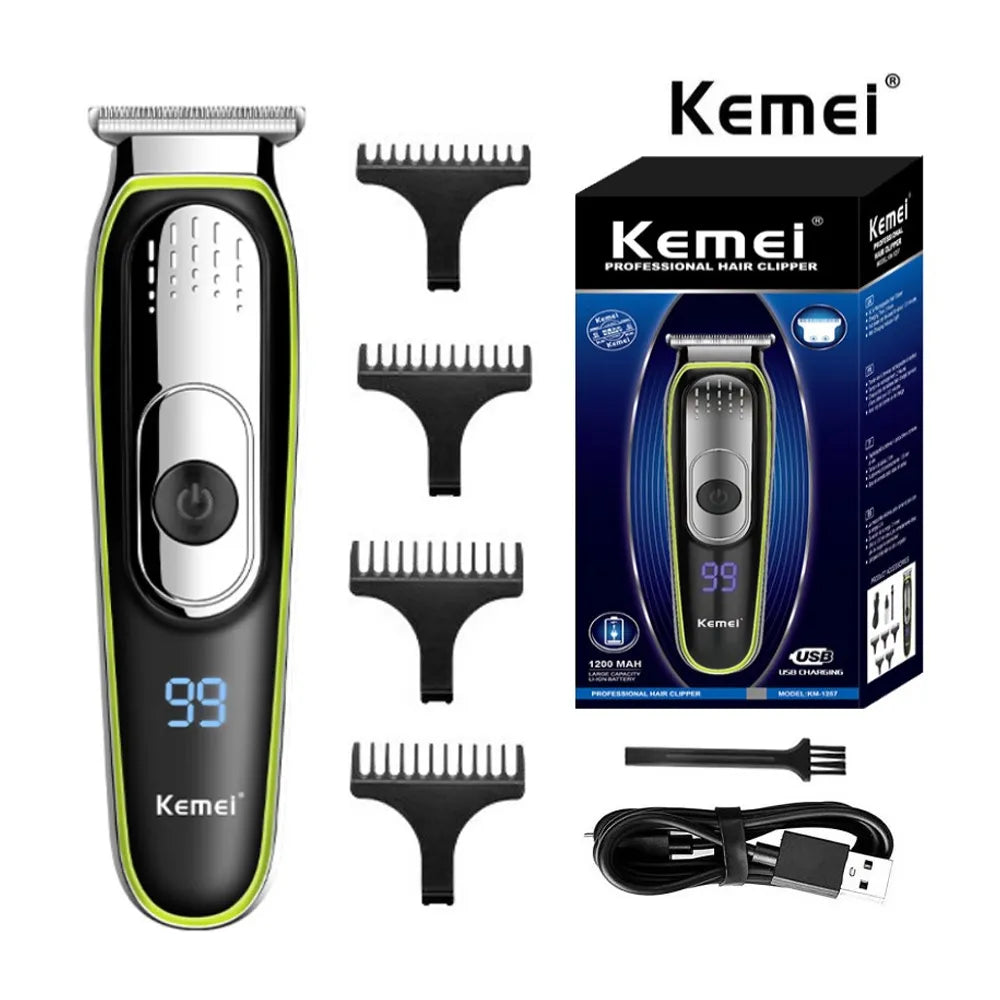 Kemei KM-1257 Hair Cut Machine Beard Trimmer - Buy Online in Pakistan at Cosmia.pk