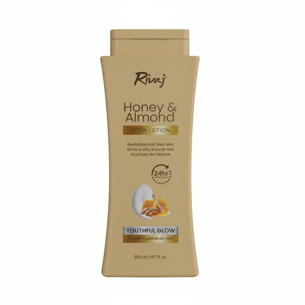 Rivaj Body Lotion Honey & Almond - Buy Online in Pakistan at Cosmia.pk