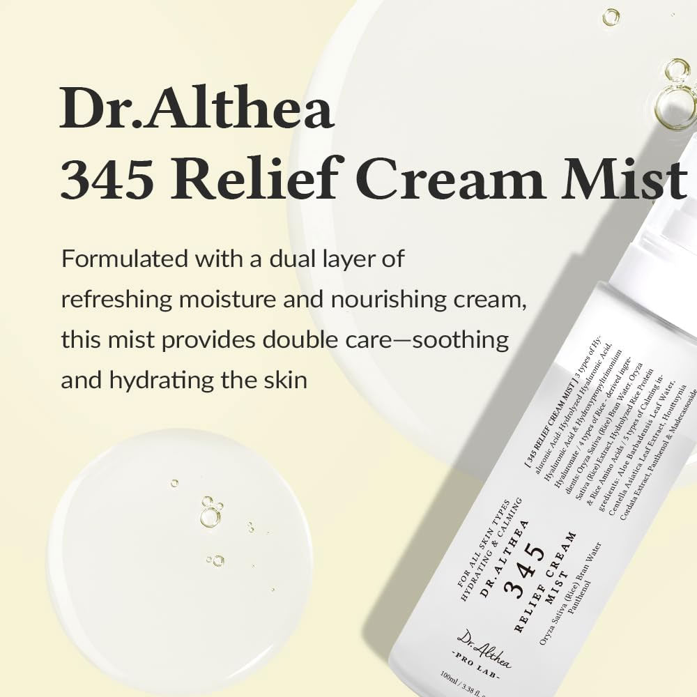 Dr. Althea - 345 Relief Cream Mist 60ml - Buy Online in Pakistan at Cosmia.pk