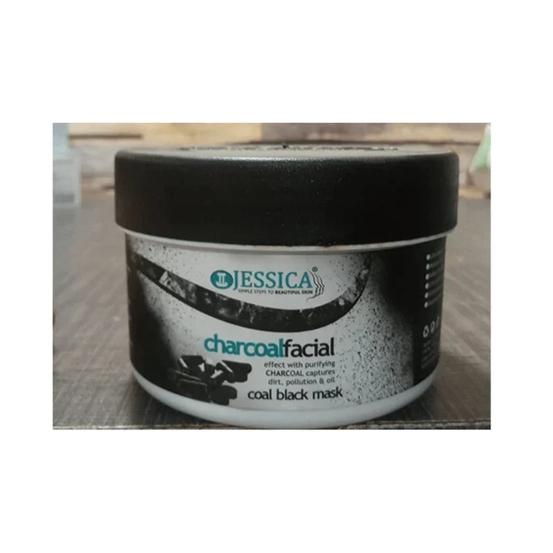 Jessica Charcoal Facial Coal Black Mask - 500ml - Buy Online in Pakistan at Cosmia.pk