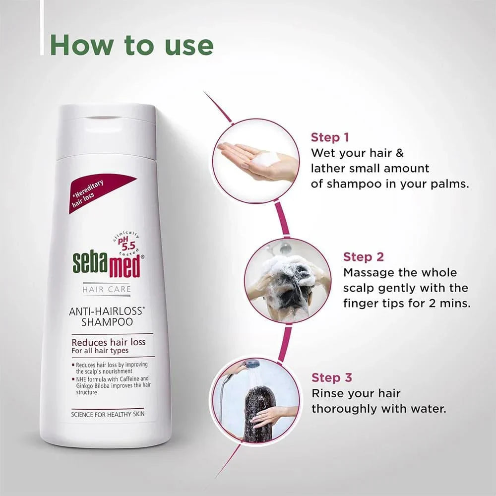 Sebamed Anti Hair Loss Shampoo 400ml - Buy Online in Pakistan at Cosmia.pk