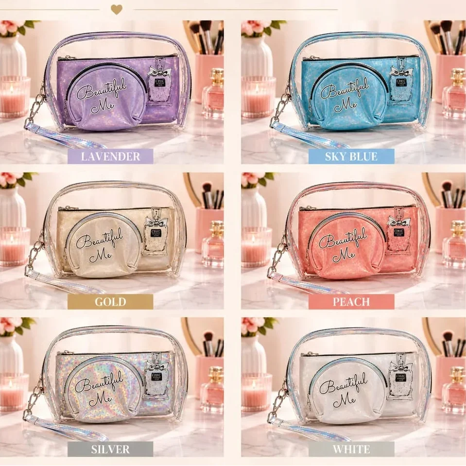 3 in 1 Cosmetic Travel Pouch – Each - Buy Online in Pakistan at Cosmia.pk