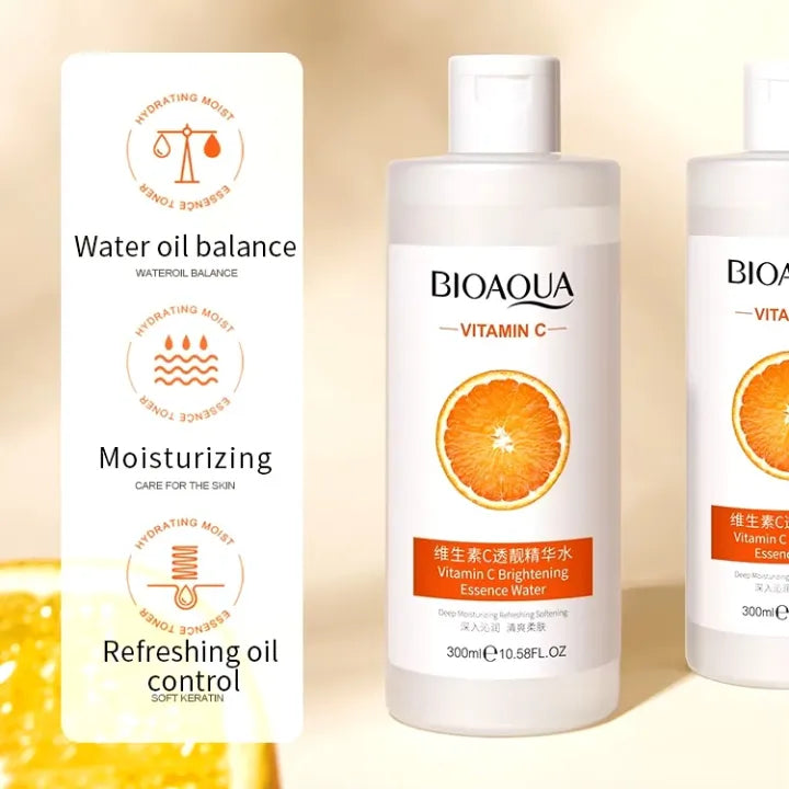 Bioaqua Vitamin C Skin Brightening Essence Water - 300ml - Buy Online in Pakistan at Cosmia.pk
