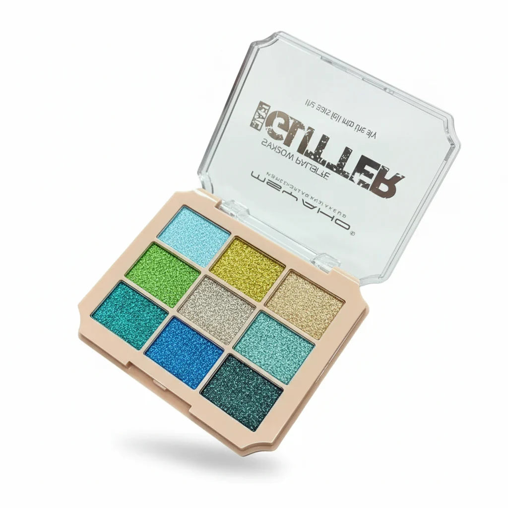Msyaho Glitter Eyeshadow Palette - 9 Colors - Buy Online in Pakistan at Cosmia.pk