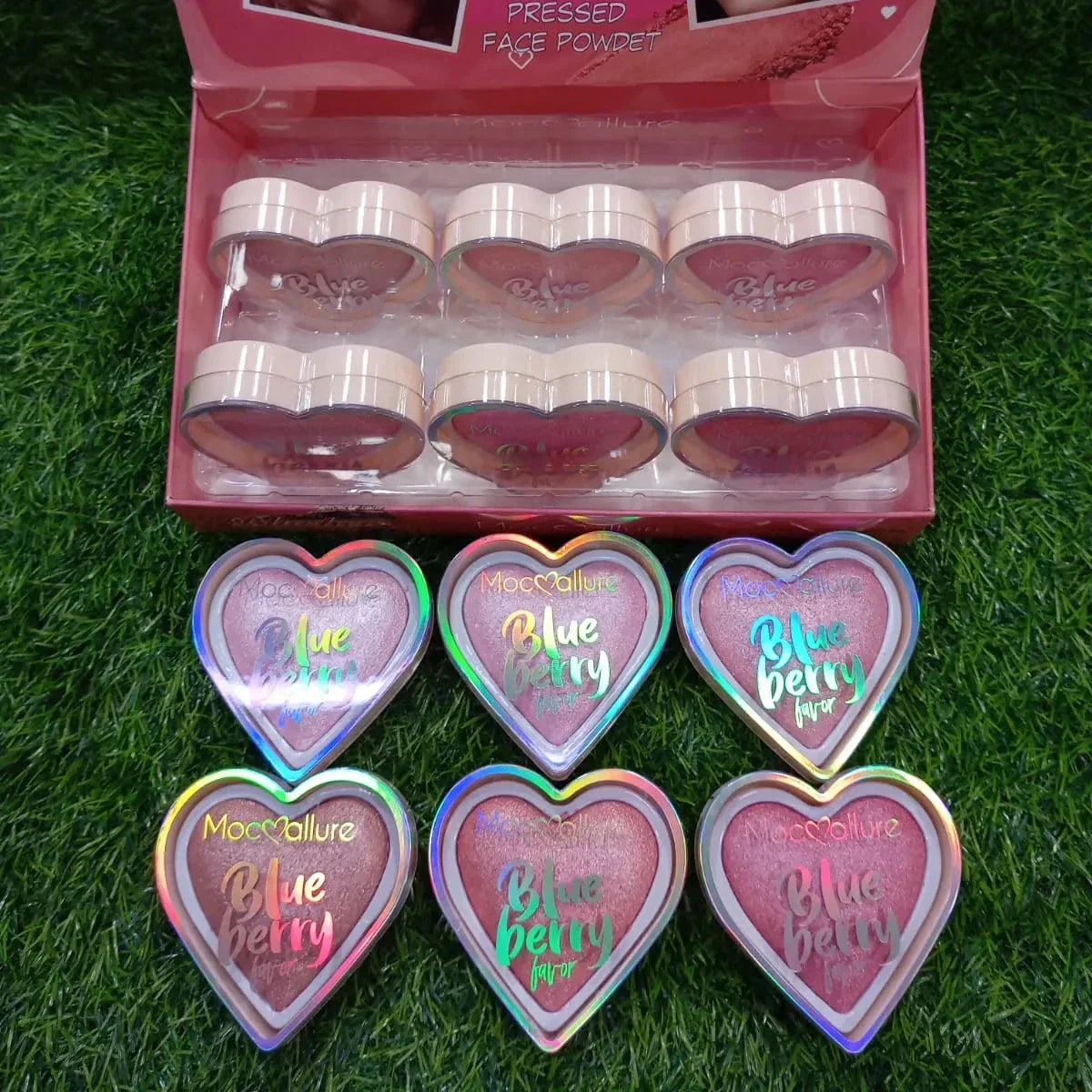 Mocallure blue berry highlighter (6 Pcs) Set - Buy Online in Pakistan at Cosmia.pk
