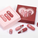 Heng Fang matte velvet capsule lipstick set