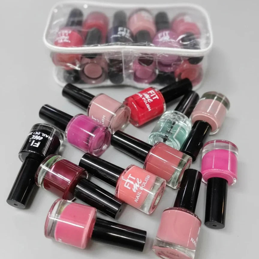 Fit Me Nail Polish – Pack of 12 - Buy Online in Pakistan at Cosmia.pk