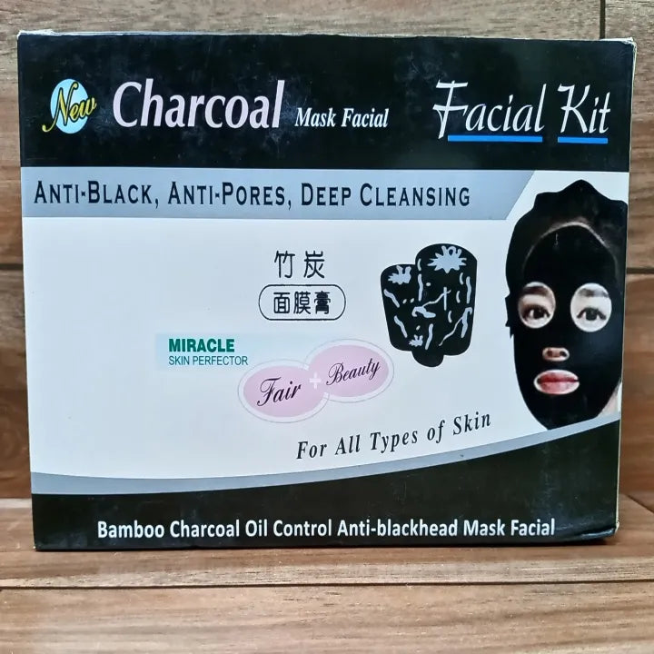 Charcoal Facial Kit (6 x 100 ML) / High Quality Charcoal Facial Kit - Buy Online in Pakistan at Cosmia.pk