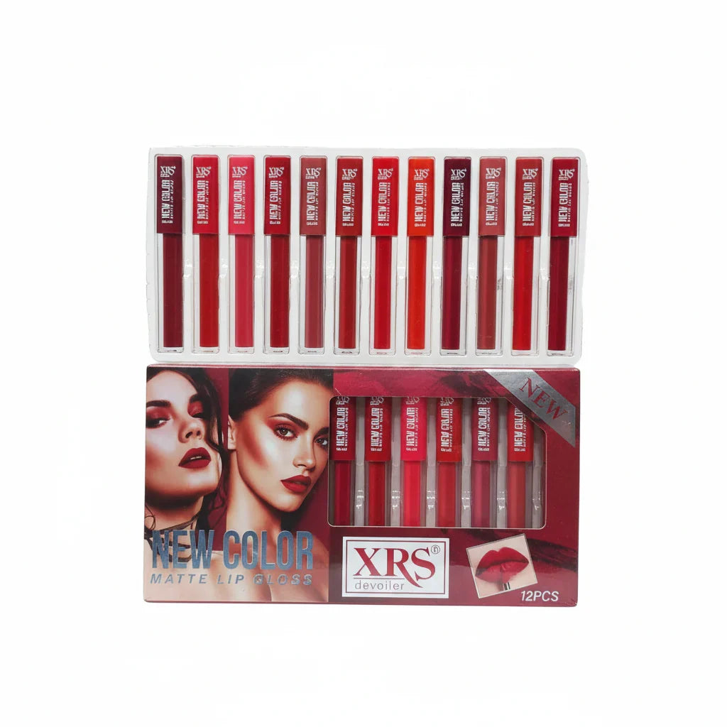 XRS New Color Matte Lipgloss - 12Pcs - Buy Online in Pakistan at Cosmia.pk