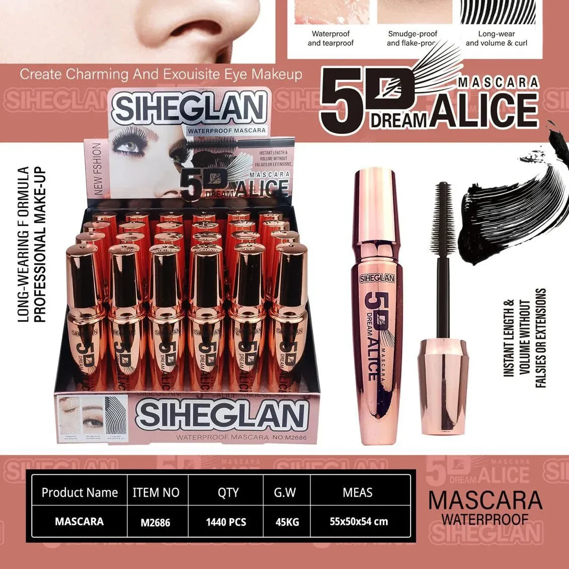 Siheglan 5D Dream Alice Water proof mascara - Buy Online in Pakistan at Cosmia.pk