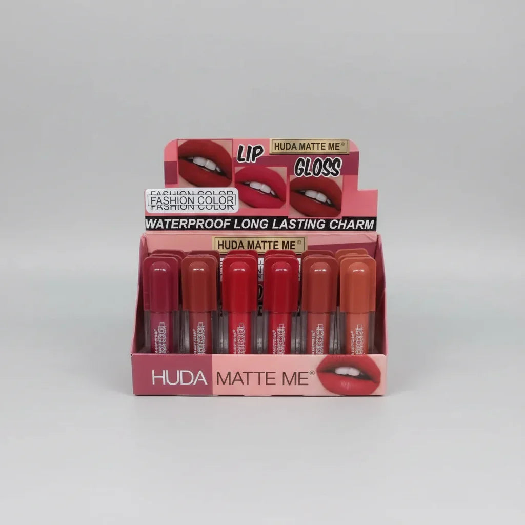 Huda Matte Me Fashion Color Waterproof Long Lasting Charm Lip Gloss - Buy Online in Pakistan at Cosmia.pk