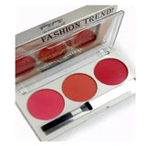 3 Color Fashion Trend Blush On Palette - Buy Online in Pakistan at Cosmia.pk