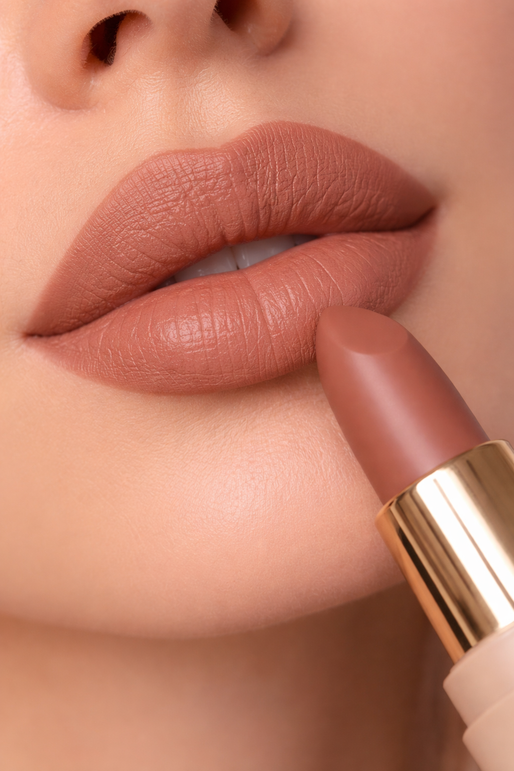 Art Skin Matte Lipstick nude shade close-up
