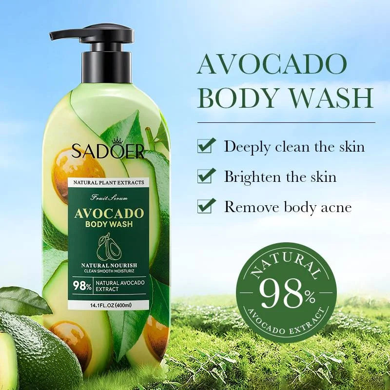 Sadoer Avocado Body Wash – 400ml - Buy Online in Pakistan at Cosmia.pk