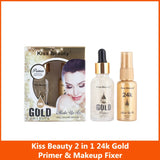 Kiss Beauty 24K Gold 2-in-1 Primer and Fixer - Buy Online in Pakistan at Cosmia.pk