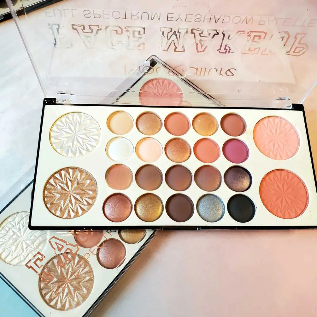 Mocallure Face Makeup Eyeshadow + Blusher + Highlighter Palette - Buy Online in Pakistan at Cosmia.pk