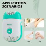 VGR V-726 Wet & Dry Compact Professional Cordless Women Epilator - Buy Online in Pakistan at Cosmia.pk