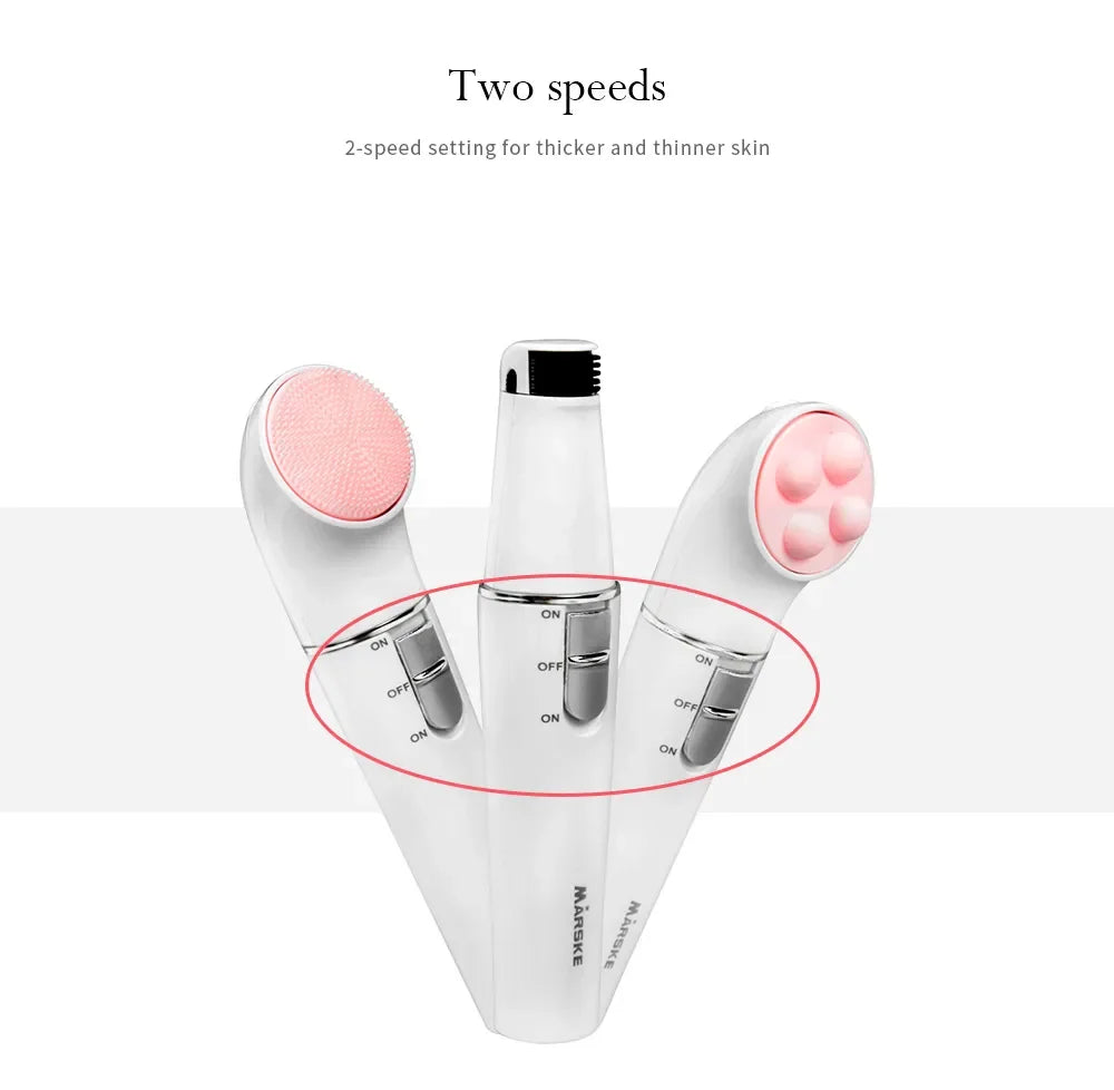 MARSKE 3in1 Face Massager + Epilator - Buy Online in Pakistan at Cosmia.pk